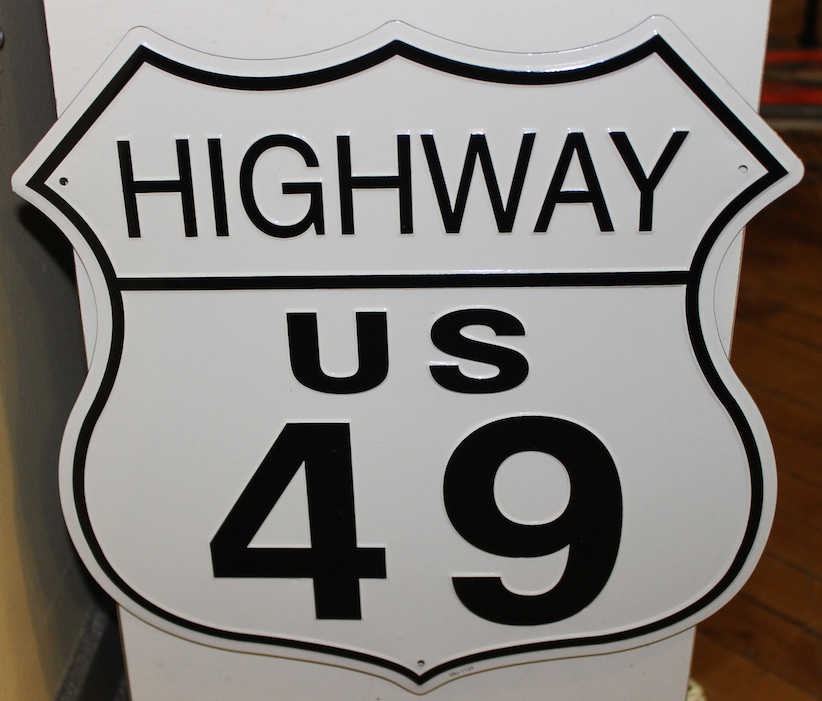 Delta Blues Museum Shopping Cart 06 Crossroads Signs Highway 49