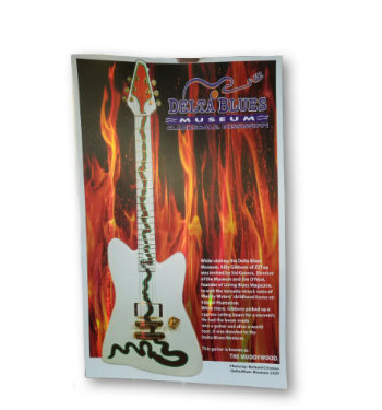 04 Muddy Waters - Muddywood Guitar Poster 