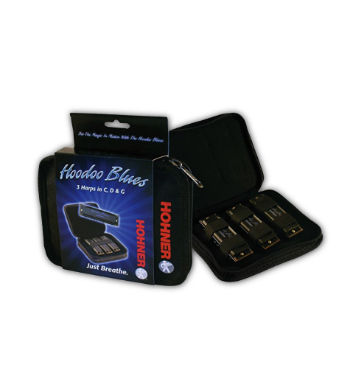 03 Hohner Hoodoo Blues 3-pack with case