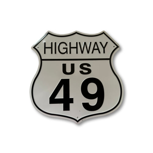 04 Crossroads Sign - Highway 49