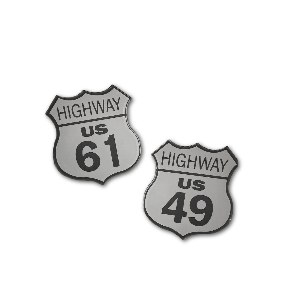 08 Crossroads Magnet 61/49 Set - Highway 61 & 49