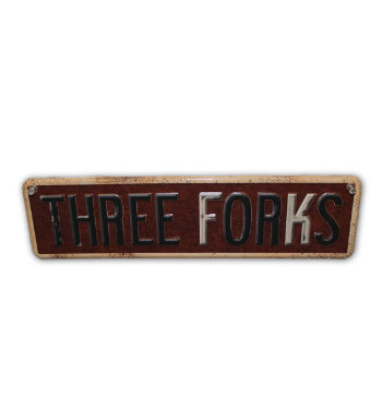 02 Three Forks Sign