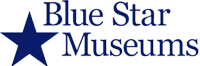 Blue Star Museums logo.