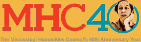 Mississippi Humanities Council's 40th Anniversary Year logo.